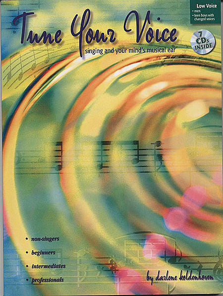 Koldenhoven - Tune Your Voice, Low Voice Bk/CD (OUT OF PRINT)