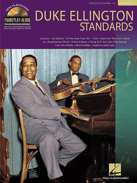 Duke Ellington Standards Piano Play-Along Volume 38  Book/CD Pack (OUT OF PRINT)