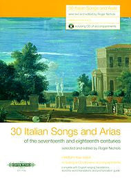 30 Italian Songs and Arias (17th-18th Cent.) - Collection Med.-Low Bk/CD, Roger Nichols - Sheet Music