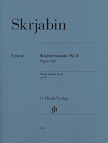 Scriabin - Sonata for Piano Op. 66, No. 8 Piano Solo (ed. Valentina Rubcova, fing. Michael Schneidt)