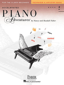 Accelerated Piano Adventures for the Older Beginner Technique & Artistry Book 2 Faber Piano Adventures