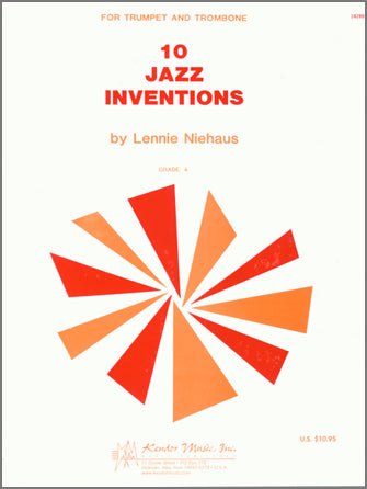 Niehaus, Lennie - Ten (10) Jazz Inventions - Trumpet & Trombone - Grade 4