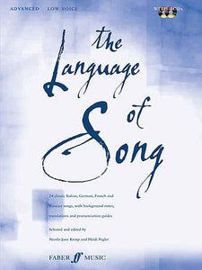 The Language of Song: Advanced Low Voice, Bk/2CDs