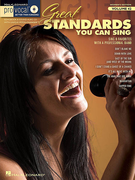 Great Standards You Can Sing - Pro Vocal Women's Edition Volume 42 Book/CD Pack (OUT OF PRINT)