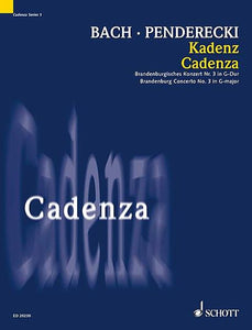 Cadenza - Brandenburg Concerto No. 3 in G Major Cello, Viola, and Cembalo cadenza by Krzysztof Penderecki Piano Cello, Viola, and Cembalo