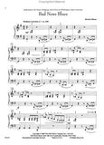 Bad News Blues - Kevin Olson - Piano Solo Sheet