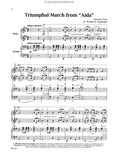 Verdi - Triumphal March From ''Aida'' arr. Weekley & Arganbright - Intermediate - Piano Duet Sheet (1 Piano 4 Hands)