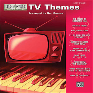 10 for 10 Sheet Music: TV Themes