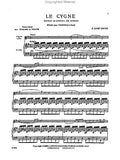 Saint-Saens, Camille - The Swan (Der Schwan / Le Cynge) from The Carnival of the Animals ed. Emilio Colon - Cello & Piano
