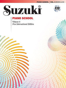 Suzuki, Shinichi - Piano School, Volume 4 w/CD - Piano Method Series w/CD