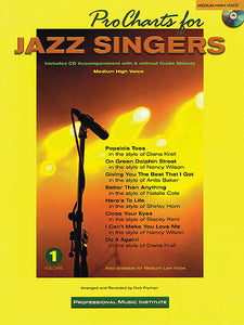 Pro Charts for Jazz Singers Medium High Voice arr. Nick Fryman Book/CD Packs (OUT OF PRINT)