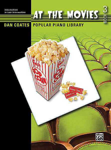 Dan Coates Popular Piano Library: At the Movies, Book 3