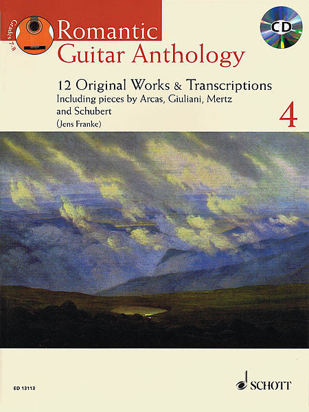 Romantic Guitar Anthology - Volume 4 12 Original Works & Transcriptions With a CD of Performances Book/CD compiled, edited, and recorded by Jens Franke