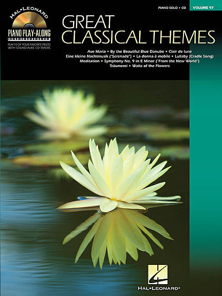 Great Classical Themes Piano Play-Along Volume 97 Book/CD Pack