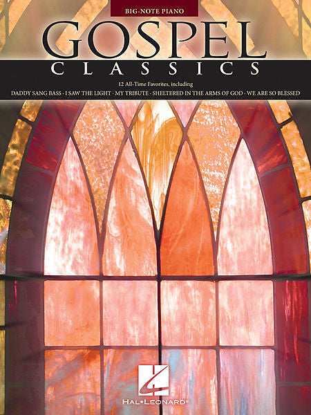 Gospel Classics Big Note Songbook Big-Note Piano