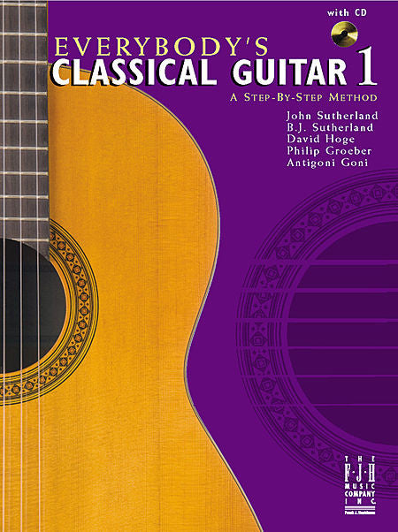 Everybody's Classical Guitar 1 A Step By Step Method - various - Guitar Book