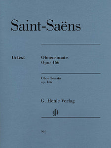 Saint-Saens - Oboe Sonata, Op. 166 ed. Peter Jost fing. Klaus Schilde