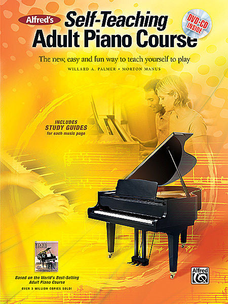 Alfred's Self-Teaching Adult Piano Course, Bk/DVD/CD