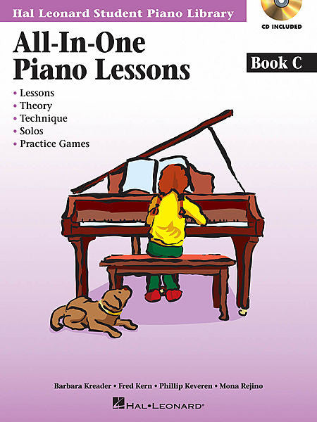 All-in-One Piano Lessons Book C Educational Piano Library Book/Online Audio