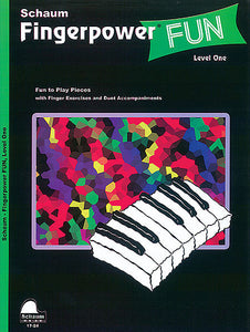 Schaum, Wesley - Fingerpower Fun, Level 1 - Fun to Play Pieces w/Finger Exercises & Duet Accompaniment - Piano Method Series*