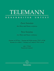 Two Sonatas for Oboe and Basso continuo - Telemann, Georg Philipp