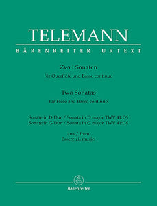 Two Sonatas for Flute and Basso continuo - Telemann, Georg Philipp