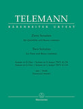 Two Sonatas for Flute and Basso continuo - Telemann, Georg Philipp