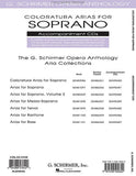 Coloratura Arias for Soprano G. Schirmer Opera Anthology Accompaniment CDs (2) Vocal Collection 2 Accompaniment CDs