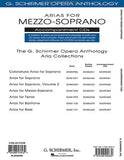 Arias for Mezzo-Soprano G. Schirmer Opera Anthology Accompaniment CDs (2) Vocal Collection 2 Accompaniment CDs