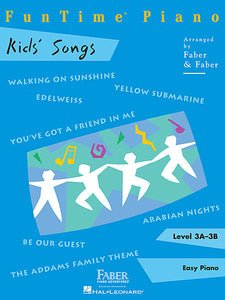 FunTime Kids' Songs Level 3A-3B Faber Piano Adventures Book