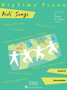 BigTime Kids' Songs Level 4 Faber Piano Adventures Book