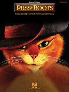 Puss in Boots Music from the Motion Picture Soundtrack Piano Solo Songbook Piano Solo