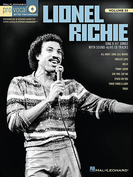 Lionel Richie Pro Vocal Men's Edition Volume 55 Book/CD Pack (OUT OF PRINT)