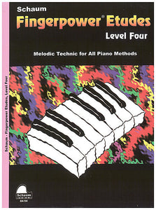 Schaum, Wesley - Fingerpower Etudes, Level 4 - Effective Technic for All Piano Methods - Piano Method Series*