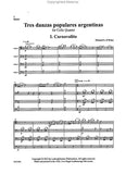 O'Brein, Michael - Tres (3) Danzas Populares Argentinas (Three Popular Argentine Dances) - Violoncello [Cello] Ensemble Quartet: Four (4) Cellos - Score & Parts