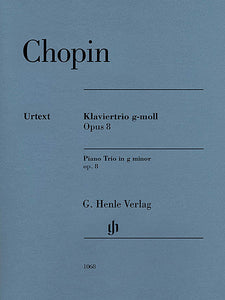 Frederic Chopin - Piano Trio in G minor, Op. 8 Score and Parts ed. Ernst Herttrich fing. Andreas Groethuysen