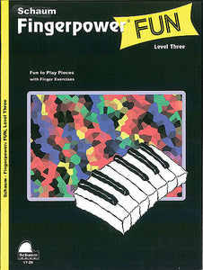 Schaum, Wesley - Fingerpower Fun, Level 3 - Fun to Play Pieces w/Finger Exercises & Duet Accompaniment - Piano Method Series*