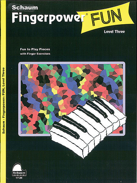 Schaum, Wesley - Fingerpower Fun, Level 3 - Fun to Play Pieces w/Finger Exercises & Duet Accompaniment - Piano Method Series*