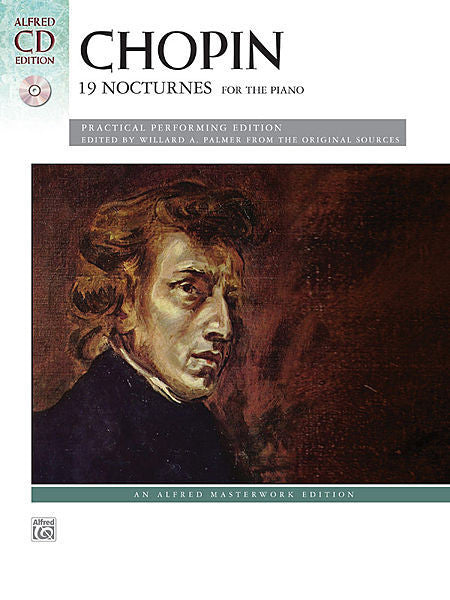 Chopin = 19 Nocturnes for Piano (Palmer) Bk/CD