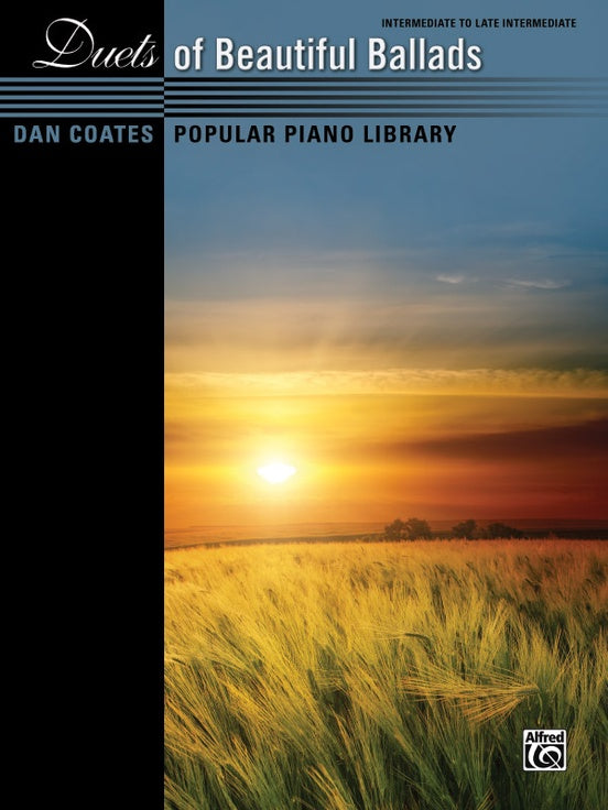 Duets of Beautiful Ballads - Intermediate to Late Intermediate - Dan Coates Popular Piano Library - Piano Duet (1 Piano 4 Hands) (POP)