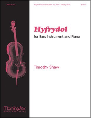 Sacred - Shaw, Timothy - Hyfrydol for Bass Instrument and Piano - Cello (or Bassoon) & Piano