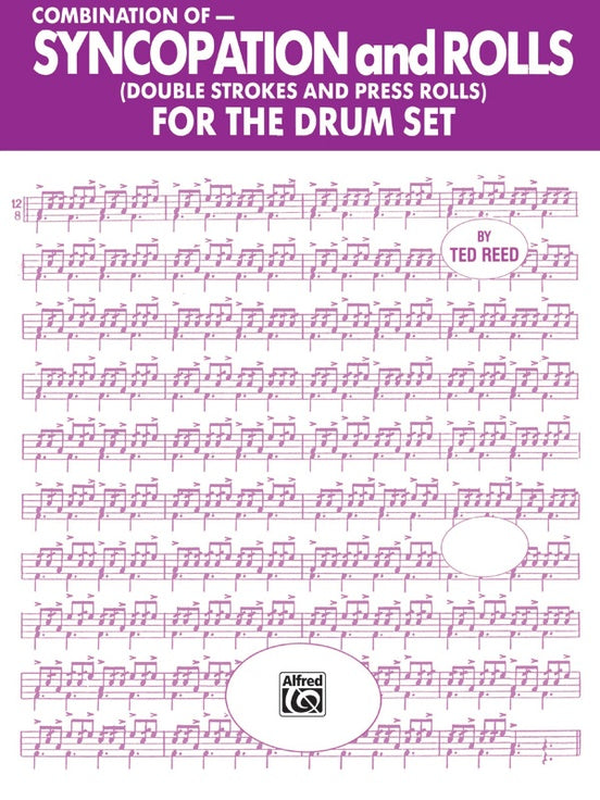 Syncopation and Rolls for the Drum Set - Ted Reed