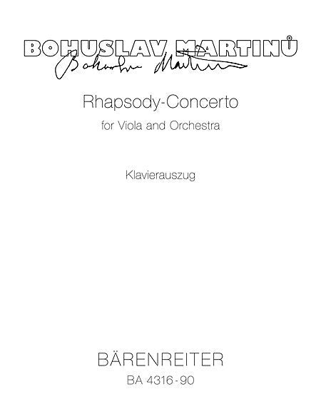 Rhapsody-Concerto for Viola and Orchestra - Martinu, Bohuslav