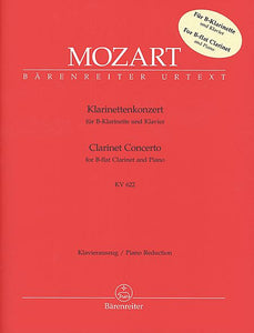 Concerto for B flat Clarinet and Piano KV 622 - Mozart, Wolfgang Amadeus