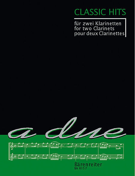 Classic Hits for two Clarinets