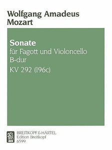 Sonate B-dur KV 292 (196c)