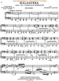 Lecuona, Ernesto - Malaguena from Andalucia (Suite Espagnole) transc. Luis Sucra - Piano Duet Sheet (1 Piano 4 Hands)