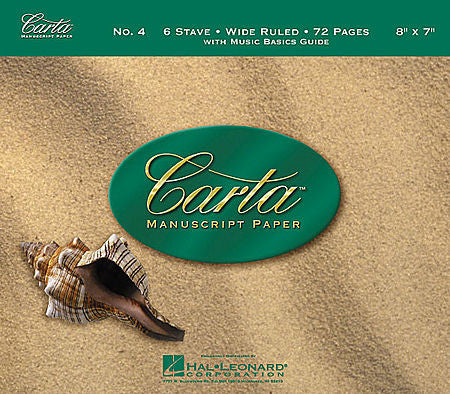 No. 4 Carta Manuscript Paper