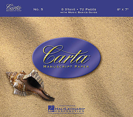 No. 5 Carta Manuscript Paper