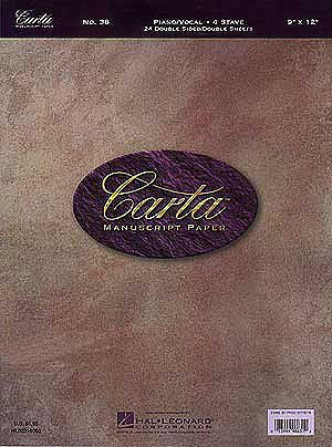 No. 38 Carta Part Paper Carta Manuscript Paper